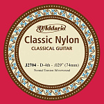 Фото:D'Addario J2704 Classical Отдельная 4-ая струна для классической гитары, нейлон, норм. натяжение***