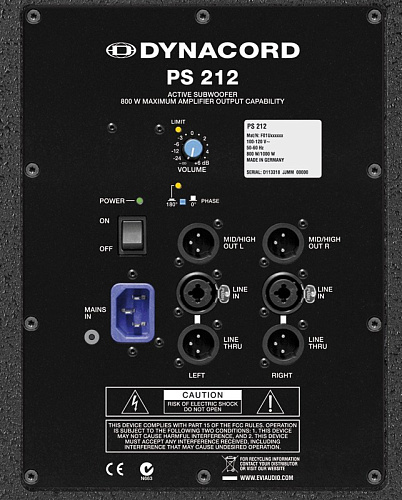 Dynacord PowerSub 212 Активный сабвуфер
