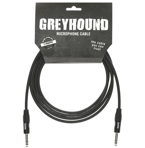 Klotz GRG1PP03.0 Greyhound Кабель микрофонный 6.35 мм, 3 м