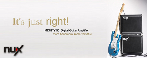 Nux Mighty-50X Цифровой гитарный комбоусилитель, 50 Вт
