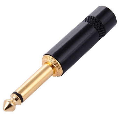 Neutrik NYS224BG Кабельный разъем Jack 6.3 TS (моно) штекер