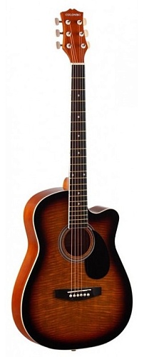 COLOMBO LF-3800CT/SB Акустическая гитара с вырезом