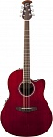 Фото:Ovation CS24-RR Celebrity Standard Mid Cutaway Ruby Red Электроакустическая гитара с вырезом