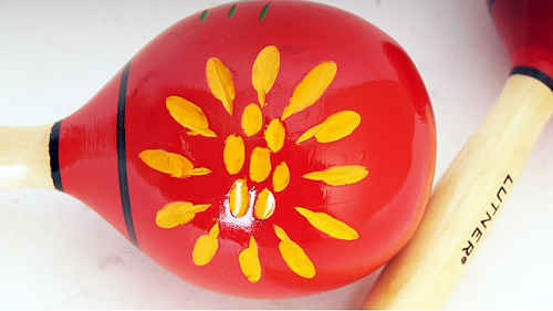 Fleet FLT-MA1750-1 Деревянные маракасы с узорами