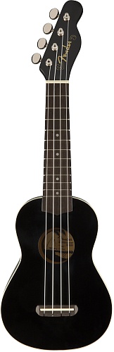 FENDER UKULELE VENICE BLACK Укулеле сопрано