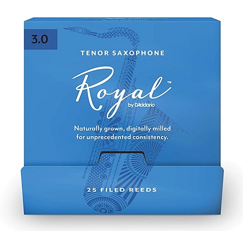 Rico RKB0130-B25 Royal Трости для саксофона тенор, размер 3.0, 25 шт в индивидуальной упаковке