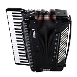 Фото:Aurus JH2012D-BLACK Аккордеон 41/120/13+6+1, черный, с футляром