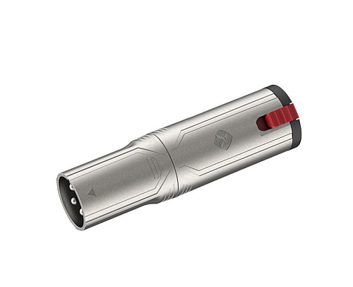 Roxtone RA3XMJF Переходник 3P XLR Male - 6,3mm stereo Jack Female, металл