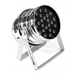 Фото:Involight SUPERSPOT 640   LED 24х3 Вт.RGB (мульти чип), PAR64 (хром), DMX зв.акт, M/S, встр.пр.