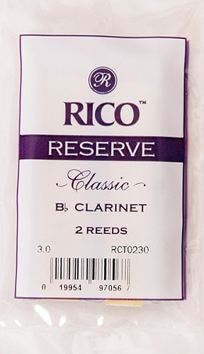 Rico RCT0230 Reserve Classic    Bb,  3.0, 2.