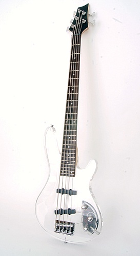 Caraya PB-205WH Бас-гитара, 5-струнная, оргстекло