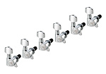 Фото:Schaller 10020220.01.55 M6 135 TopLocking Колки для гитары 6 левых, хром