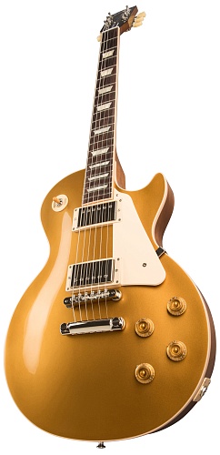 GIBSON Les Paul Standard 50s Goldtop электрогитара, цвет золотой, в комплекте кейс