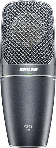 SHURE PG42USB Конденсаторный кардиоидный вокальный микрофон c большой диафрагмой