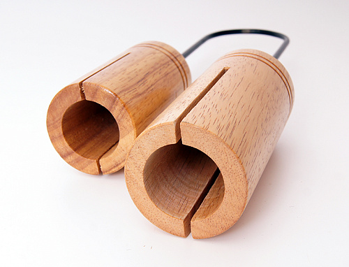 Fleet FLT-GB-2 Агого деревянный, с палочкой, средний