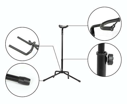 Foix J-31B Напольная гитарная стойка, складная (уценка)***