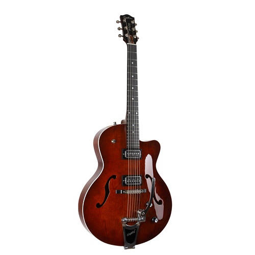 Godin 5th Ave Uptown T-Armond Havana Burst Электрогитара арктоп, с футляром