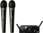 Фото:AKG WMS40 Mini2 Vocal Set BD US25A/C (537.500 & 539.300) Вокальная радиосистема с 2-мя ручными передатчиками