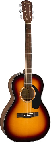 FENDER CP-60S Parlor Sunburst WN Акустическая гитара