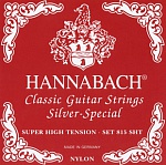 Фото:Hannabach 815SHT Red SILVER SPECIAL Комплект струн для классической гитары нейлон/посеребренные
