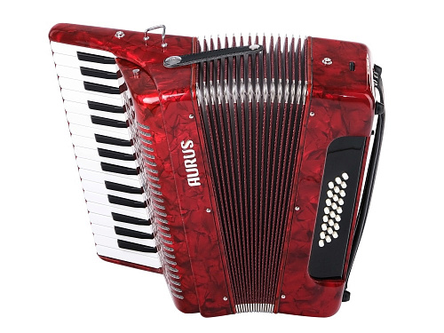 Aurus JH2019-RED Аккордеон 32/24, красный, с футляром