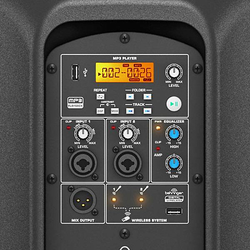 Behringer B115MP3 Активная 2-х полосная акустическая система