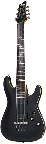 Schecter Demon-7 ABSN Электрогитара 7-струнная, цвет чёрный