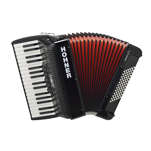 HOHNER The New Bravo III 72 Комплект: аккордеон, чехол, ремни