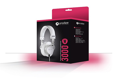 Prodipe 3000W Наушники, закрытые, белые