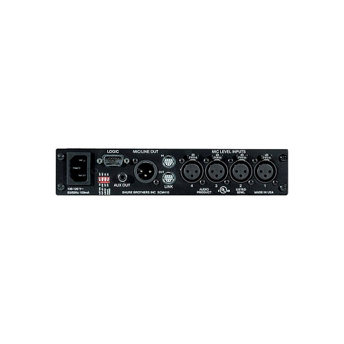SHURE SCM410E 4-канальный автоматический микрофонный микшер
