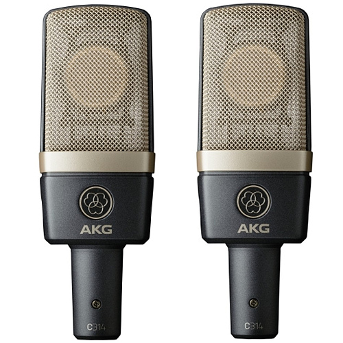 AKG C314 ST Подобранная стереопара конденсаторых микрофонов C314
