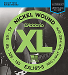 Фото:D'Addario EXL165-5 XL NICKEL WOUND Комплект струн для бас-гитары, 45-135