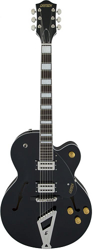 Gretsch G2420 Streamliner Hollow Body with Chromatic II Tailpiece Broad'Tron Black Полуакустическая электрогитара