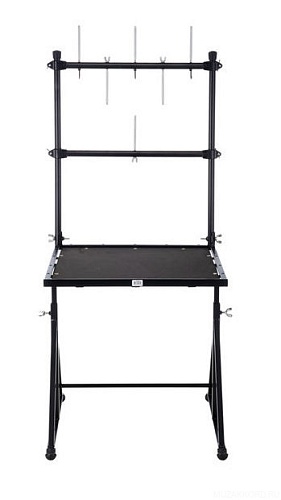 LP LP760A Percussion Table Стол для перкуссии 26х20х3" (66х50.8х7.6см), в комплекте: 6 стержней диаметра 3/8" (1см), 3 треугольных крючка и нейлоновый чехол