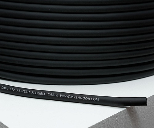 Shnoor Flexx425BLK-100m Кабель спикерный гибкий 4x2,5 мм, d10, 100 м, черный