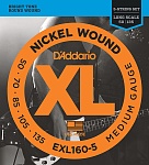 Фото:D'Addario EXL160-5 Комплект струн для бас-гитары, 50-135