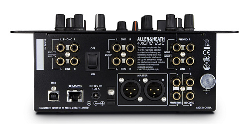 Allen&Heath XONE:23C DJ-микшер, 2 канала, Total Kill EQ, 2 стерео-входа, звуковая карта