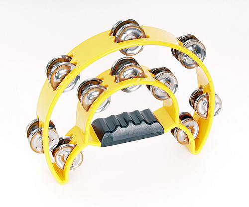 Dadi MT01 Тамбурин двойной полумесяц, пластиковый, 20 пар бубенцов