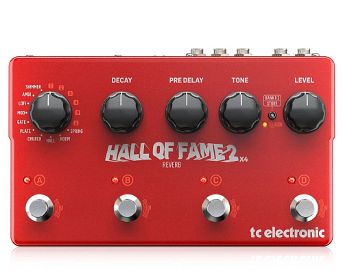 TC Electronic HALL OF FAME 2 X4 REVERB Гитарная педаль эффекта ревербератор