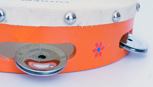 Fleet FLT-TH8-5B Тамбурин с кожей с 5 бубенцами