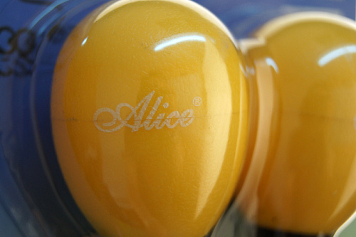 Alice A042SE Маракас-яйцо на пластиковой ручке 2шт, различные цвета