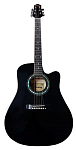 Фото:VESTON D-37 BK Акустическая гитара