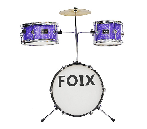 Foix CDF-1096PR Барабанная установка детская, фиолетовая