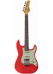 Фото:Crafter Charlotte (Silhouette) RS Vintage Red Электрогитара, цвет красный