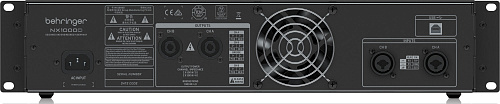 BEHRINGER NX1000D Профессиональный усилитель мощности с DSP 2х160Вт 8 Ом