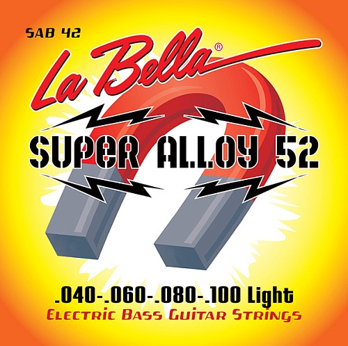 La Bella SAB42 Комплект струн для бас-гитары 42-100