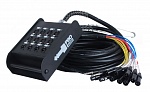 Фото:PROAUDIO MCS-0804-10ME Мультикор со сценической коробкой: 8 входов XLR, 4 выхода XLR, кабельные разъ