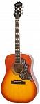 Фото:Epiphone Hummingbird Pro Acoustic/Electric W/Shadow Faded Cherry Burst Электроакустическая гитара, цвет вишневый берст