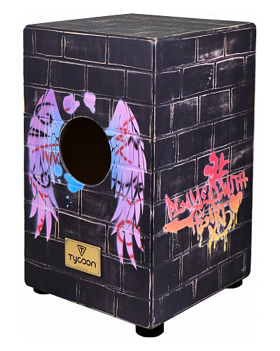 Tycoon TKGF-29 "Graffiti" Кахон с подструнником 29 Series, разноцветный