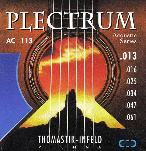Thomastik AC113 Plectrum Комплект струн для акустической гитары, бронза, 013-061